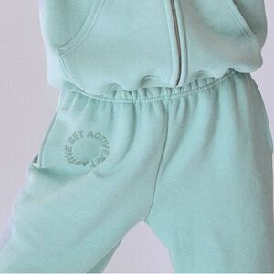 set active sweatpants mint green